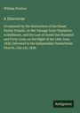 William Preston: A Discourse, Buch