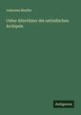 Johannes Mueller: Ueber Altertümer des ostindischen Archipels, Buch