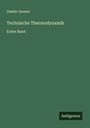 Gustav Zeuner: Technische Thermodynamik, Buch