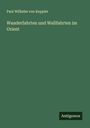 Paul Wilhelm Von Keppler: Wanderfahrten und Wallfahrten im Orient, Buch