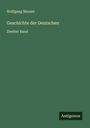 Wolfgang Menzel: Geschichte der Deutschen, Buch
