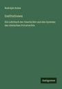 Rudolph Sohm: Institutionen, Buch
