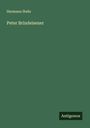 Hermann Stehr: Peter Brindeisener, Buch