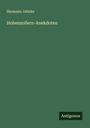 Hermann Jahnke: Hohenzollern-Anekdoten, Buch