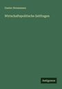Gustav Stresemann: Wirtschaftspolitische Zeitfragen, Buch