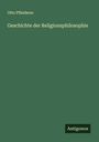 Otto Pfleiderer: Geschichte der Religionsphilosophie, Buch