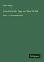 Onno Klopp: Aus deutscher Sage und Geschichte, Buch
