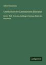 Alfred Gudeman: Geschichte der Lateinischen Literatur, Buch
