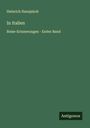 Heinrich Hansjakob: In Italien, Buch