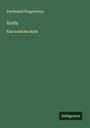 Ferdinand Gregorovius: Korfu, Buch