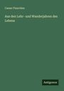 Caesar Flaischlen: Aus den Lehr- und Wanderjahren des Lebens, Buch