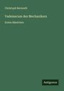 Christoph Bernoulli: Vademecum des Mechanikers, Buch
