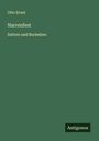 Otto Ernst: Narrenfest, Buch