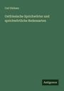 Carl Dirksen: Ostfriesische Sprichwörter und sprichwörtliche Redensarten, Buch
