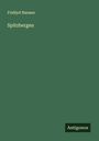 Fridtjof Nansen: Spitzbergen, Buch