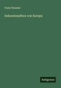 Franz Thonner: Exkursionsflora von Europa, Buch