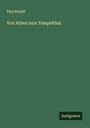 Paul Brandt: Von Athen zum Tempelthal, Buch