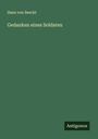 Hans von Seeckt: Gedanken eines Soldaten, Buch
