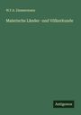W. F. A. Zimmermann: Malerische Länder- und Völkerkunde, Buch