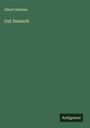 Albert Heintze: Gut Deutsch, Buch