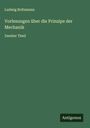 Ludwig Boltzmann: Vorlesungen über die Prinzipe der Mechanik, Buch
