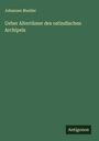 Johannes Mueller: Ueber Altertümer des ostindischen Archipels, Buch