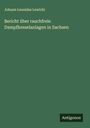 Johann Leonidas Lewicki: Bericht über rauchfreie Dampfkesselanlagen in Sachsen, Buch