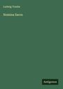 Ludwig Traube: Nomina Sacra, Buch