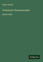Gustav Zeuner: Technische Thermodynamik, Buch
