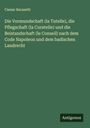 Caesar Barazetti: Die Vormundschaft (la Tutelle), die Pflegschaft (la Curatelle) und die Beistandschaft (le Conseil) nach dem Code Napoleon und dem badischen Landrecht, Buch