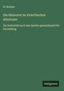 W. Richter: Die Sklaverei im Griechischen Altertume, Buch