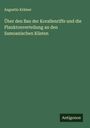 Augustin Krämer: Über den Bau der Korallenriffe und die Planktonverteilung an den Samoanischen Küsten, Buch