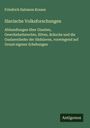 Friedrich Salomon Krauss: Slavische Volksforschungen, Buch