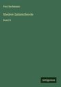Paul Bachmann: Niedere Zahlentheorie, Buch