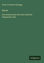 Ernst Von Hesse-Wartegg: Korea, Buch