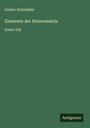 Gustav Holzmüller: Elemente der Stereometrie, Buch