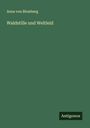 Anna Von Blomberg: Waldstille und Weltleid, Buch