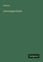 Klabund: Literaturgeschichte, Buch