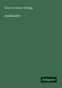Ernst Von Hesse-Wartegg: Andalusien, Buch
