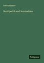 Theodor Brauer: Sozialpolitik und Sozialreform, Buch