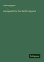Theodor Brauer: Lohnpolitik in der Nachkriegszeit, Buch