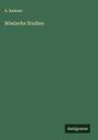 A. Kestner: Römische Studien, Buch