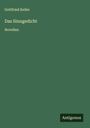 Gottfried Keller: Das Sinngedicht, Buch