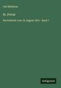 Carl Bleibtreu: St. Privat, Buch
