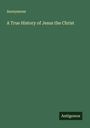 Anonymous: A True History of Jesus the Christ, Buch