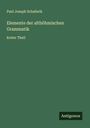 Paul Joseph Schafarik: Elemente der altböhmischen Grammatik, Buch