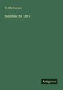 W. Whittemore: Sunshine for 1874, Buch