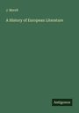 J. Morell: A History of European Literature, Buch