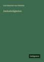 Carl Heinrich von Gleichen: Denkwürdigkeiten, Buch