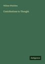 William Wheildon: Contributions to Thought, Buch